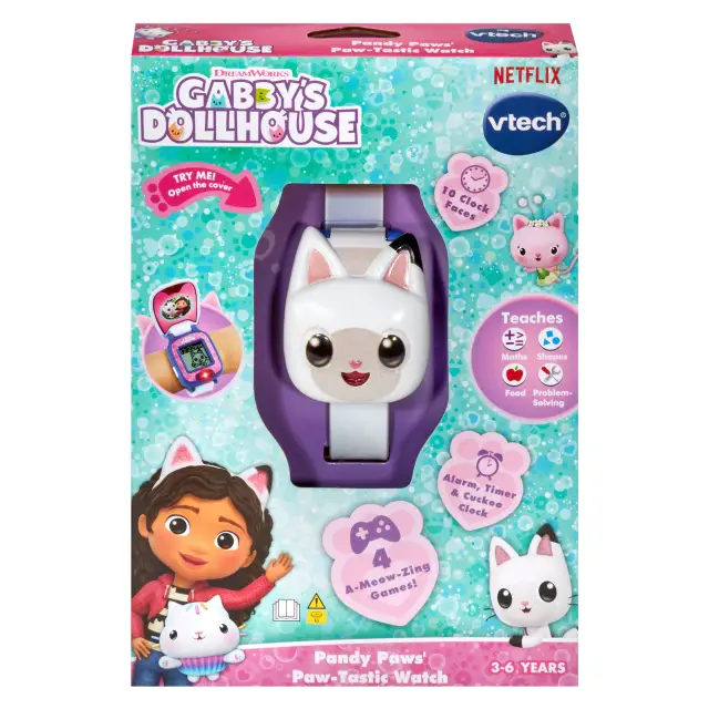 Vtech Gabby’s Dollhouse Pandy Paws’ Paw-Tastic Watch