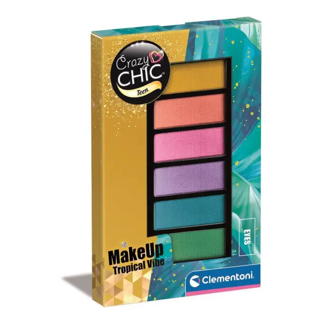 Crazy Chic Tropical Vibe Children's Eyeshadow Make Up Set