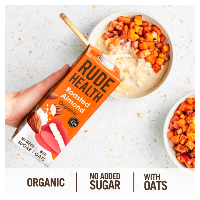 Rude Health - Organic No Sugars Oat Drink - 6 x 1l