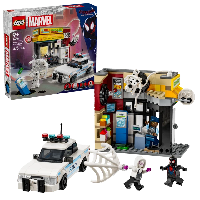LEGO Marvel 76311 Spider-Verse: Miles Morales vs. The Spot Set