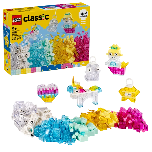 LEGO Classic 11040 Magical Transparent Box Set