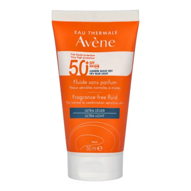 Avene High Protection Unscented Fluid SPF50+ 50 ml