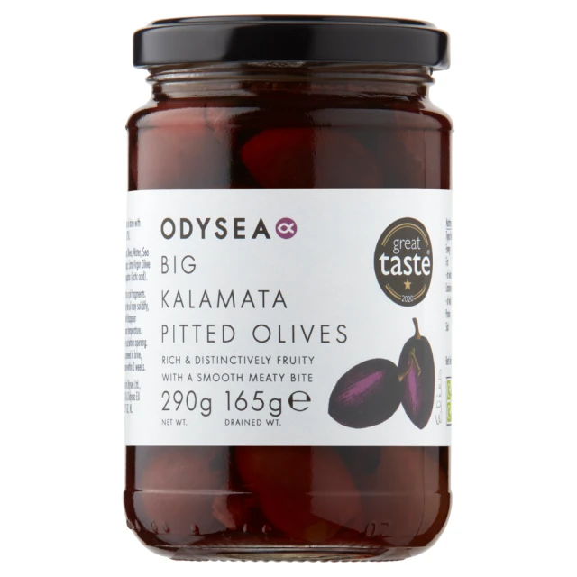 Odysea - Big Kalamata Pitted Olives in Brine - 290g