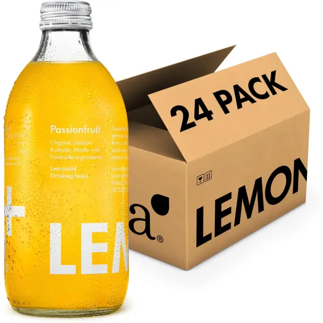 Lemonaid - Organic Passion Fruit Sparkling Soft Drink - 330ml