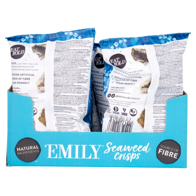 Emily Crisps - Salt Seaweed Crisps Sharing Bag - 50g