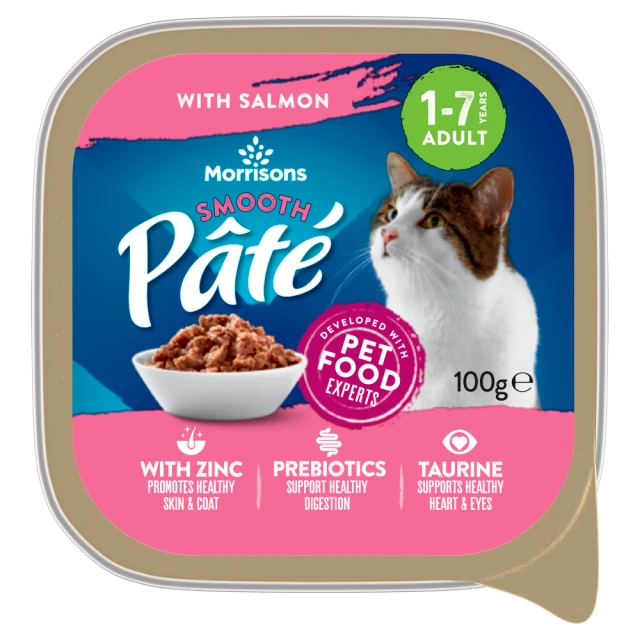 Morrisons Smooth Pâté with Salmon Adult 1 - 7 Years 100g