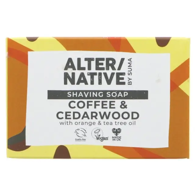 Alter/native By Suma Skincare-Shaving Bar Cedarwood