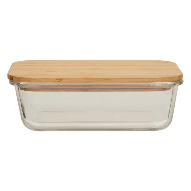 Freska 1040ml Glass Container With Bamboo Lid
