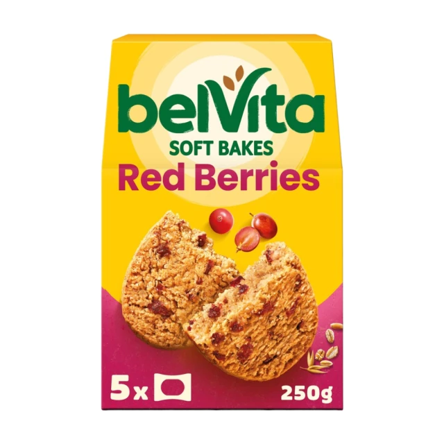 Belvita Soft Bakes Red Berries 250g