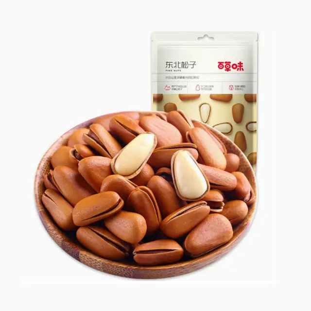 Baicaowei pine nut百草味东北开口松子100g
