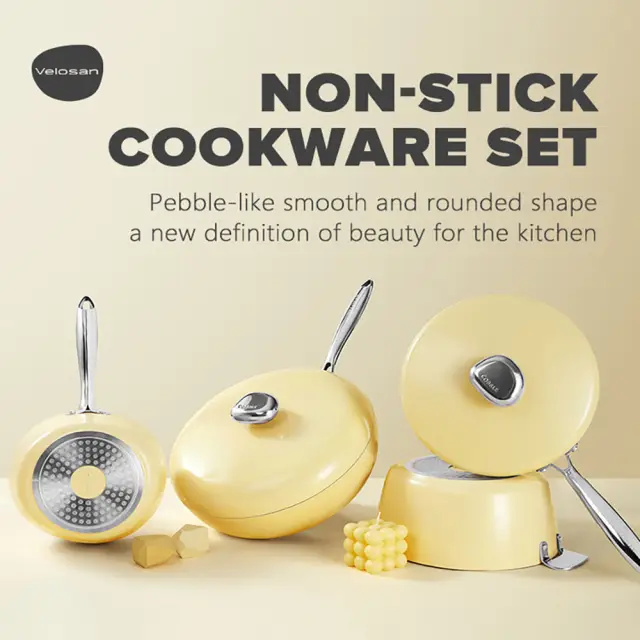 VELOSAN Pebble Series Cookware Set (4 Pieces)