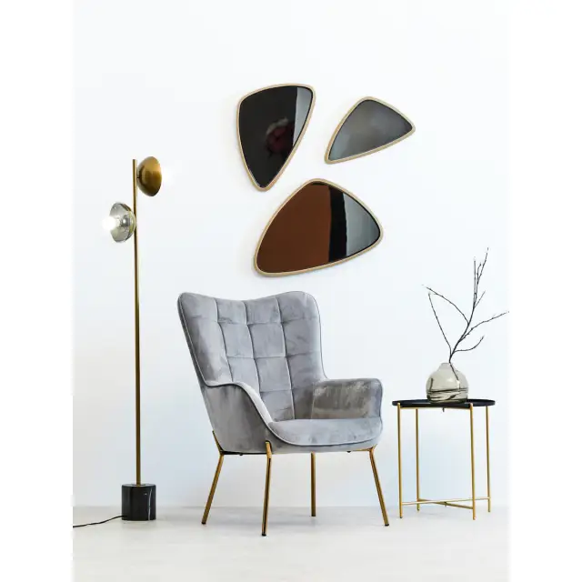 Trosa Black Top Side Table