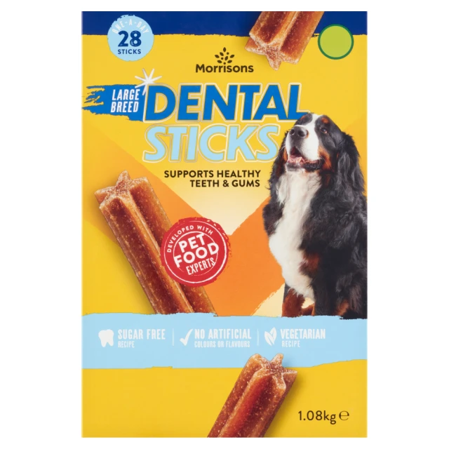 Morrisons Large Breed Dental Sticks 1.08kg