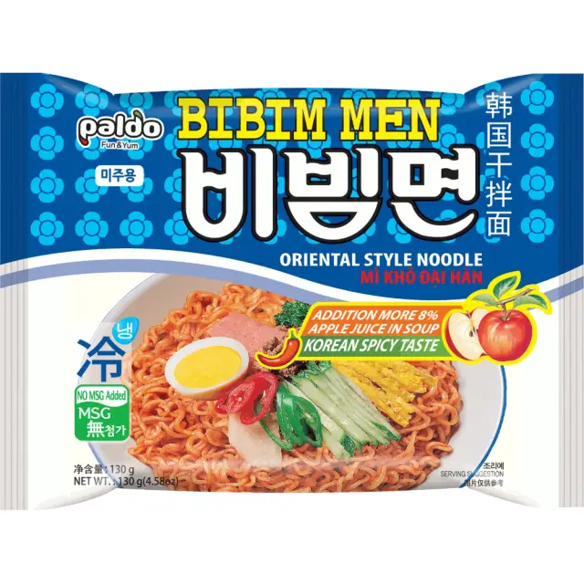 Paldo Bibimmen 130g (5 pack) 八道韩式捞面 130g (5 连包)