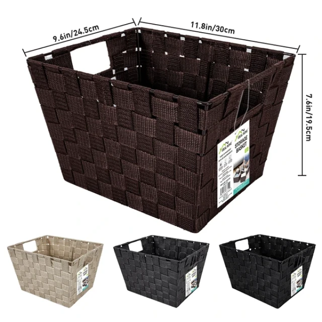 Ideal Home Weaving Storage Basket 30x24.5x19.5cm