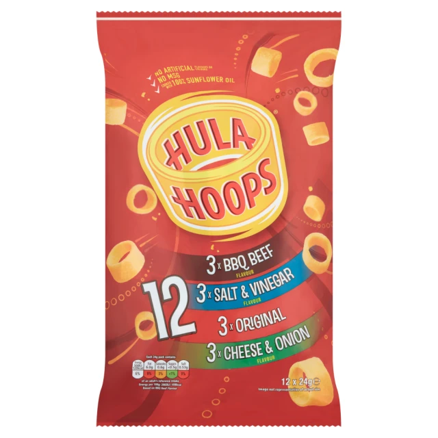 Hula Hoops Variety 12 X 24G
