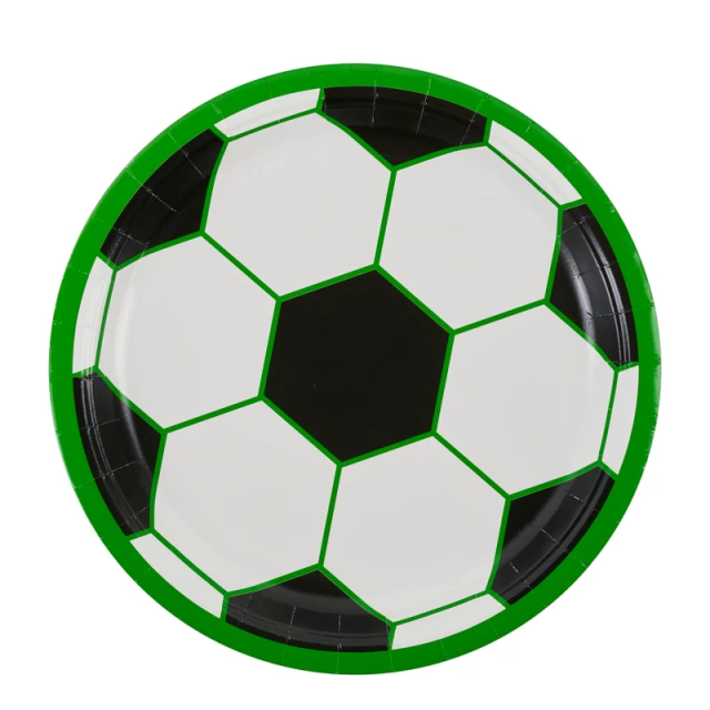 NUTMEG FOOTBALL PLATE 8PK