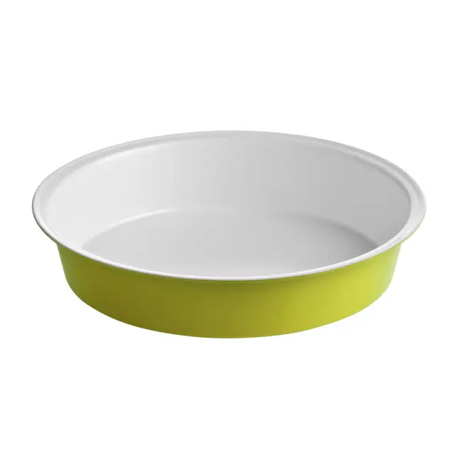Ecocook Lime Green and White Cake Tin