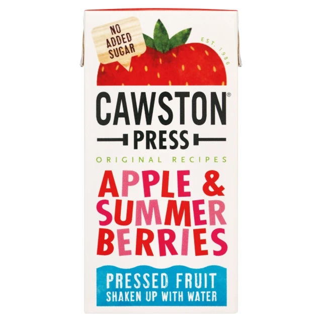 Cawston Press - Apple & Summer Berries Juice Drink - 18 x 200ml