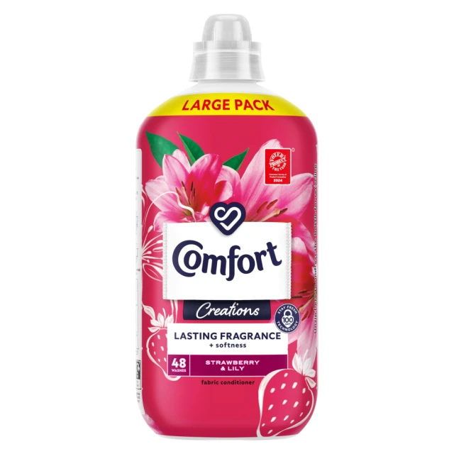 Comfort Creations Fabric Conditioner Strawberry & Lily 48 Washes 1440ml