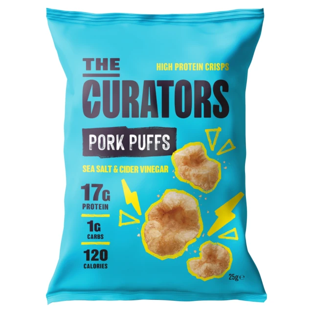 The Curators - Salt & Vinegar Pork Puffs - 25g