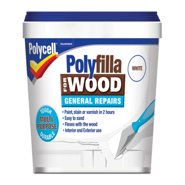 P/C WOOD FILLER WHITE 380G PK6 NT