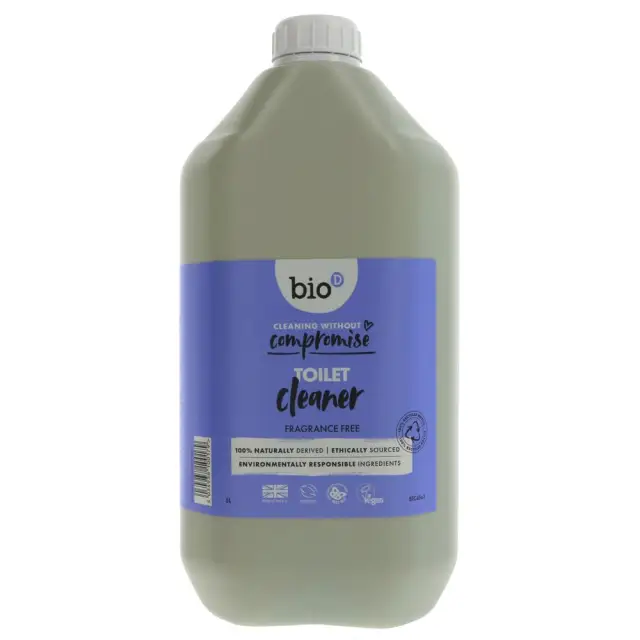 BIO D - Toilet Cleaner - Fragrance Free - 5L