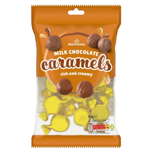 Morrisons Milk Chocolate Caramels 155g