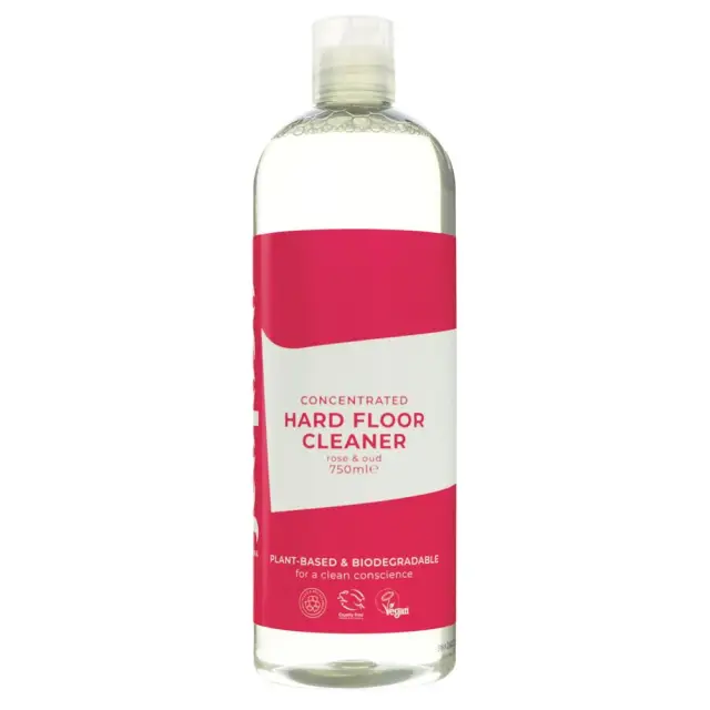 ECOLEAF BY SUMA - Hard Floor Cleaner- Rose & Oud - Concentrated formula - 750ML