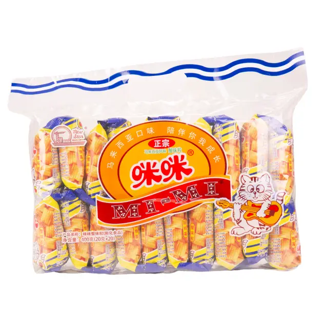 Mi-Mi Crab Flavoured Snacks 20g (Pack of 20) 咪咪蟹味粒 20g