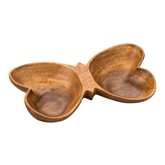 Kora Acacia Butterfly Shaped Serving Dish