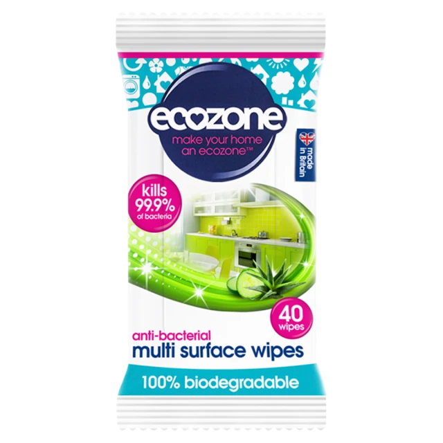 Ecozone 40 Anti-Bacterial Multi Surface Wipes
