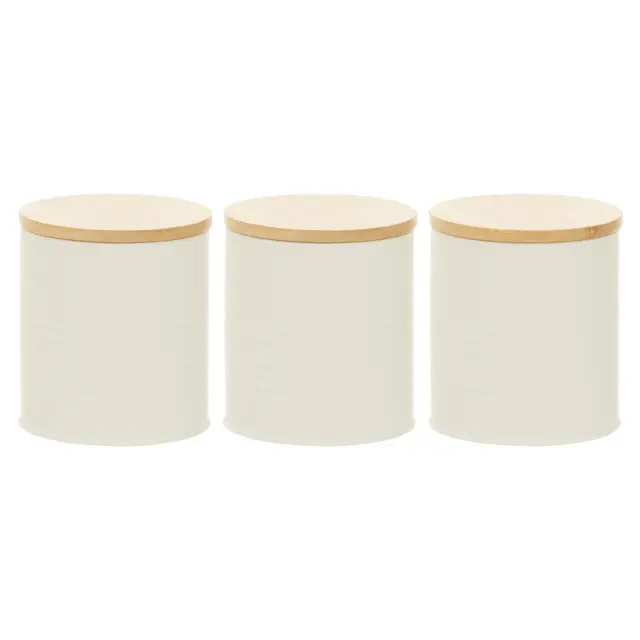 Set Of Three Alton Cream Cannisters