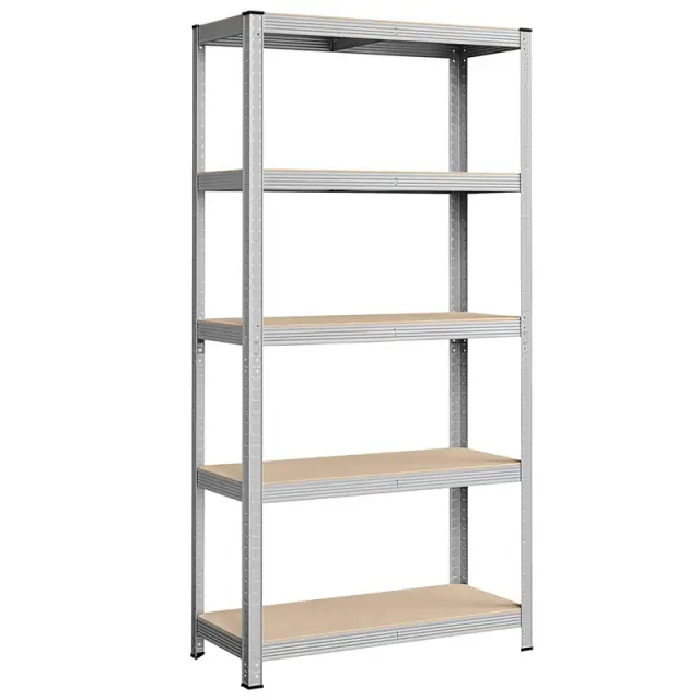 SONGMICS Shelving, 5-Tier, 180x90x40cm, Silver
