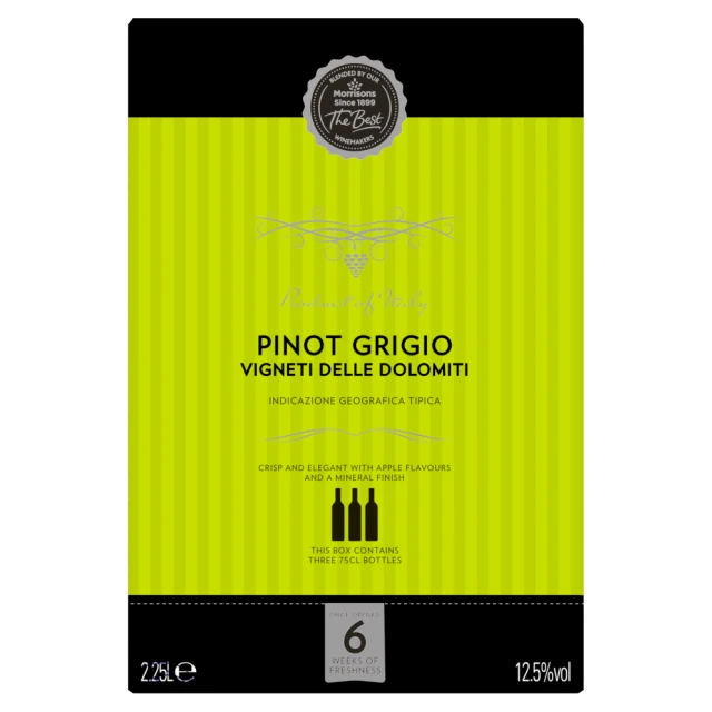 Morrisons The Best Pinot Grigio 2.25L