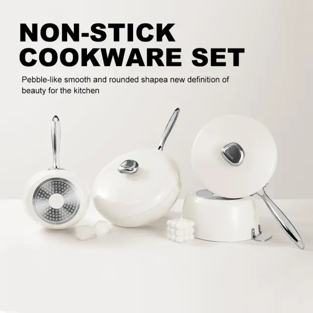 VELOSAN Pebble Series Cookware Set (4 Pieces)