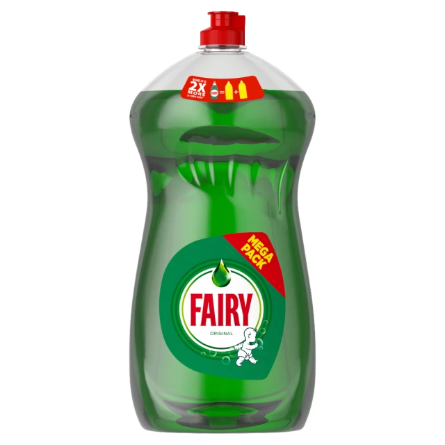 Fairy Original Washing Up Liquid Green with LiftAction 1450ML