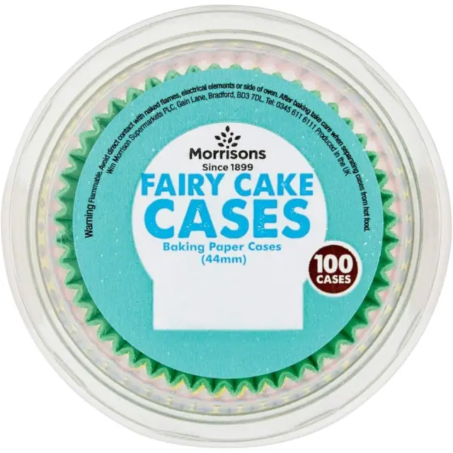Morrisons Pastel Fairy Paper Cases 100Pk