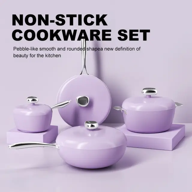 VELOSAN Pebble Series Cookware Set (4 Pieces)