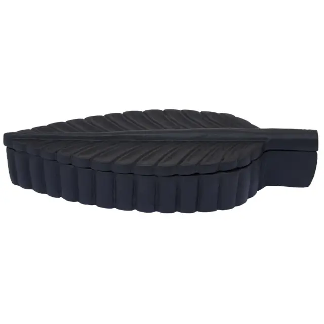 Prato Black Finish Plume Box