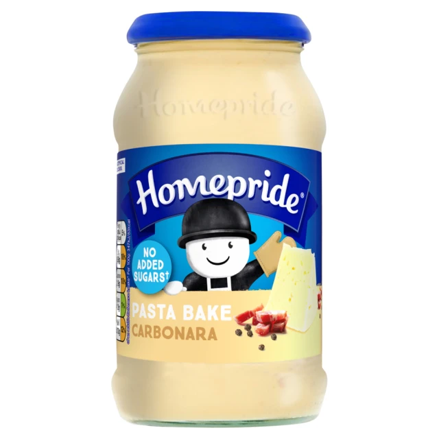Homepride No Added Sugar Carbonara Pasta Bake 485G