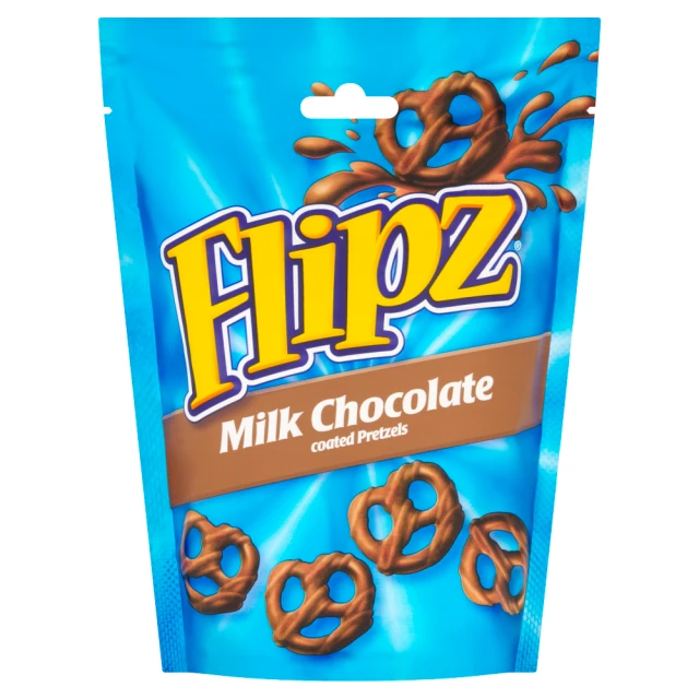 Flipz Milk Chocolate Covered Pretzels 90g