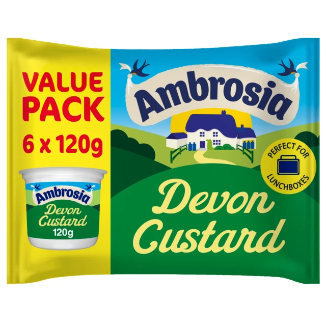 Ambrosia Devon Custard 6x120g