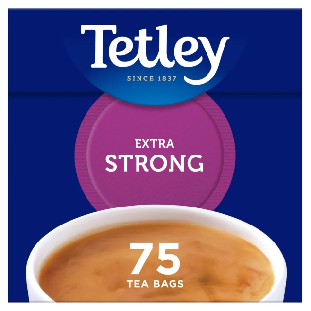 Tetley Extra Strong 75 Tea Bags 237G
