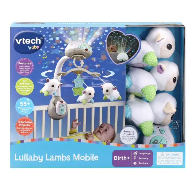 Vtech Baby Lullaby Lambs Mobile