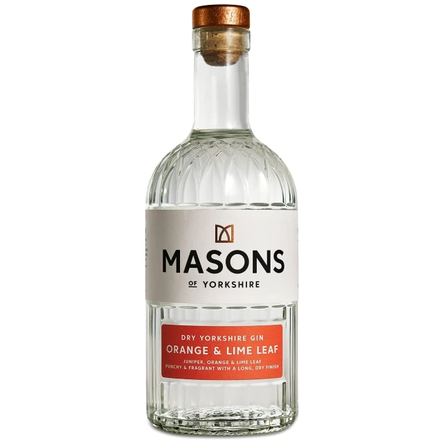 Masons of Yorkshire Orange and Lime Leaf Gin 70cl