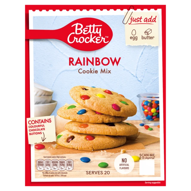 Betty Crocker Rainbow Cookie Mix 495G