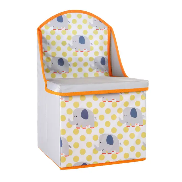 Childrens Elephant Design Kids Storage Seat