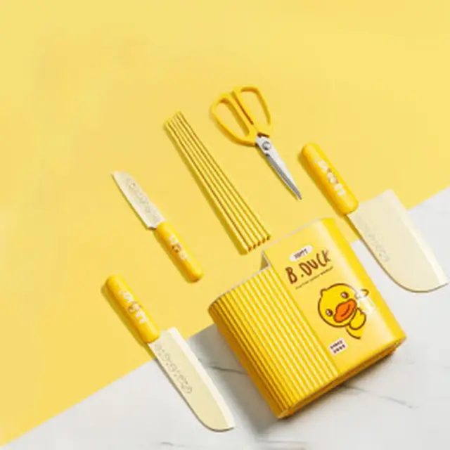 COOKER KING x B.DUCK 6pcs knife set