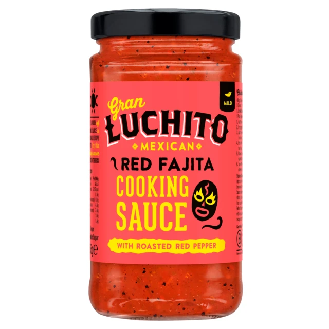 Gran Luchito - Glass Jar Red Fajita Cooking Sauce 355g